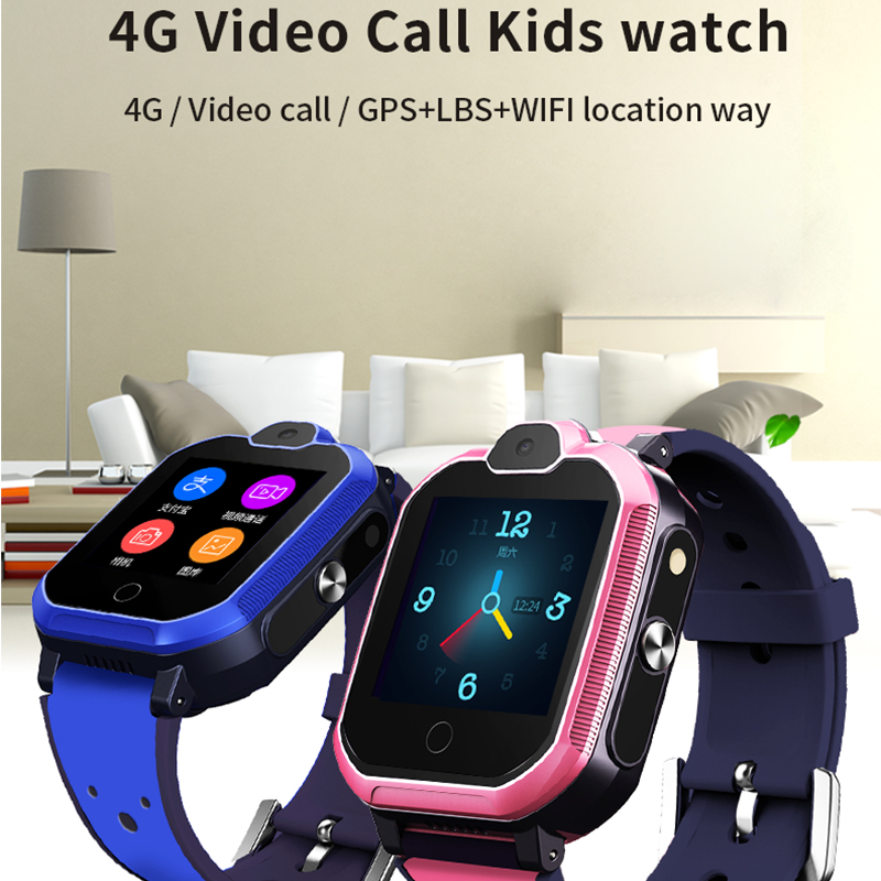 Smart watch  Silicon  bracelet T6 ( JYDA149 ) Heart rate detection l 4G video call  kids watch